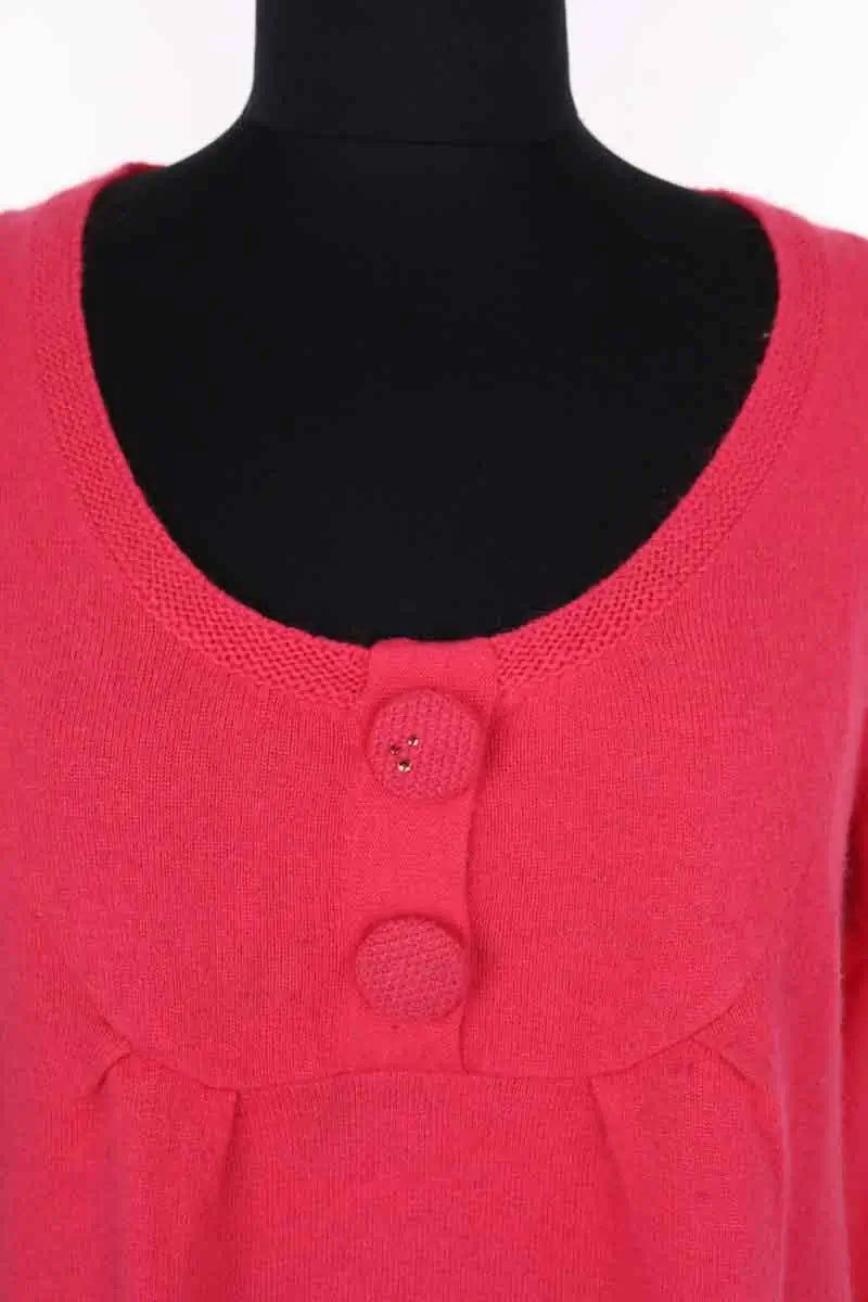 Cardigan Des Petits Hauts Rose en Viscose