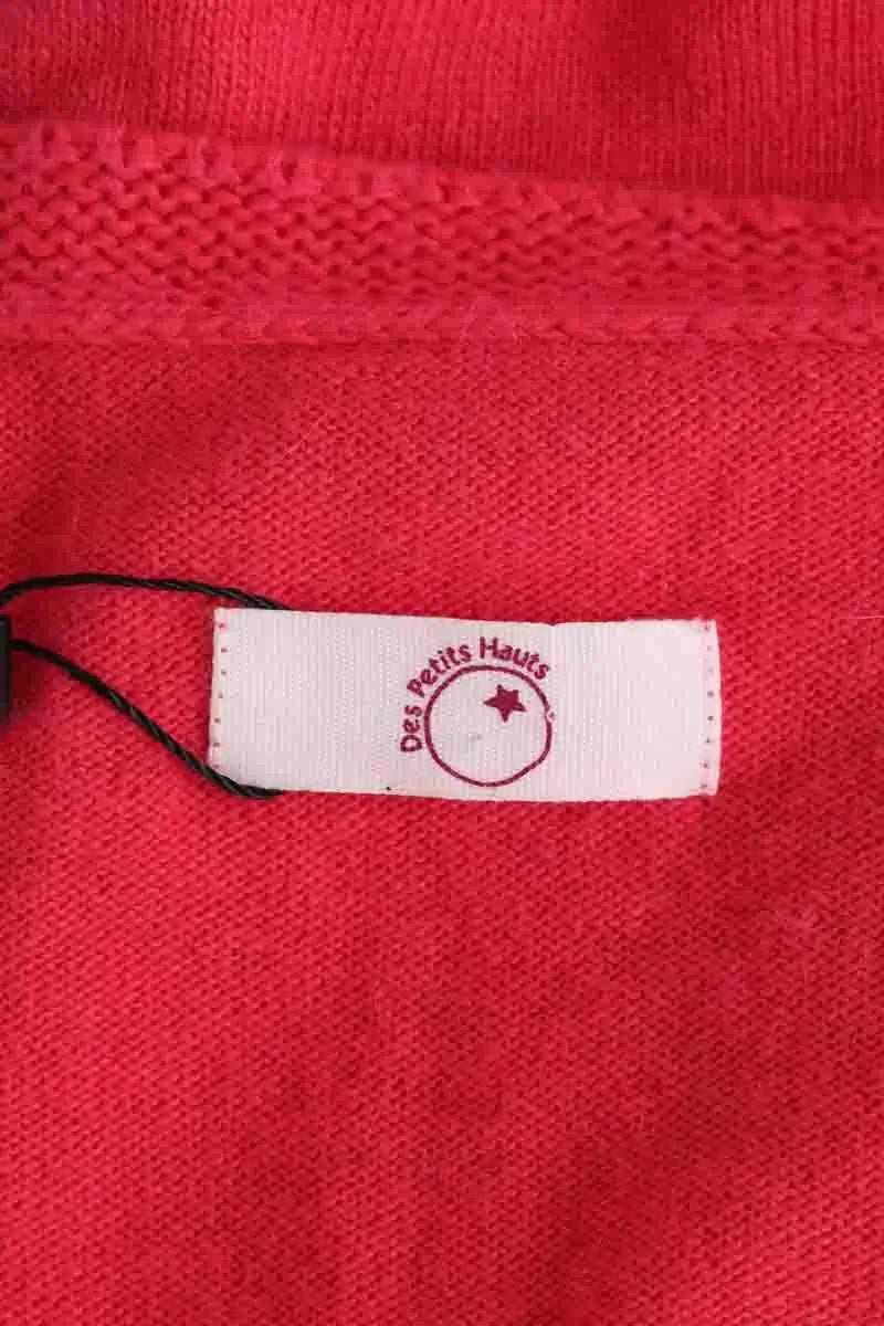 Cardigan Des Petits Hauts Rose en Viscose
