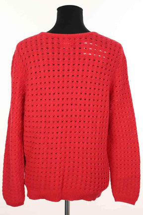 Cardigan Des Petits Hauts Rouge en Coton