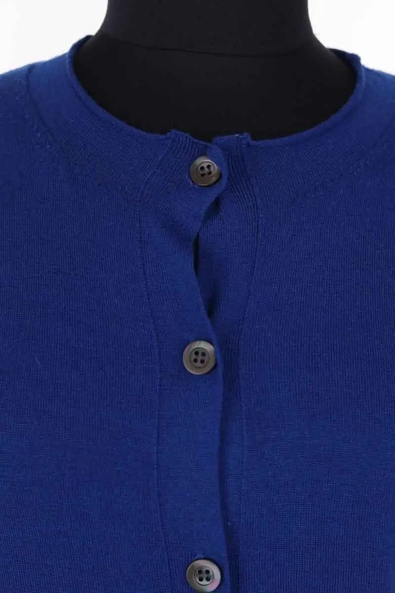 Cardigan Dries Van Noten Bleu en Laine