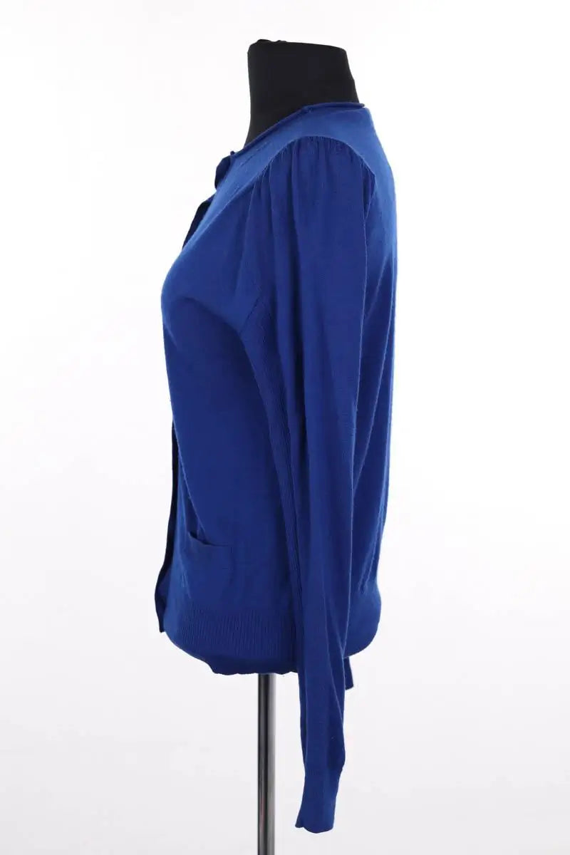 Cardigan Dries Van Noten Bleu en Laine