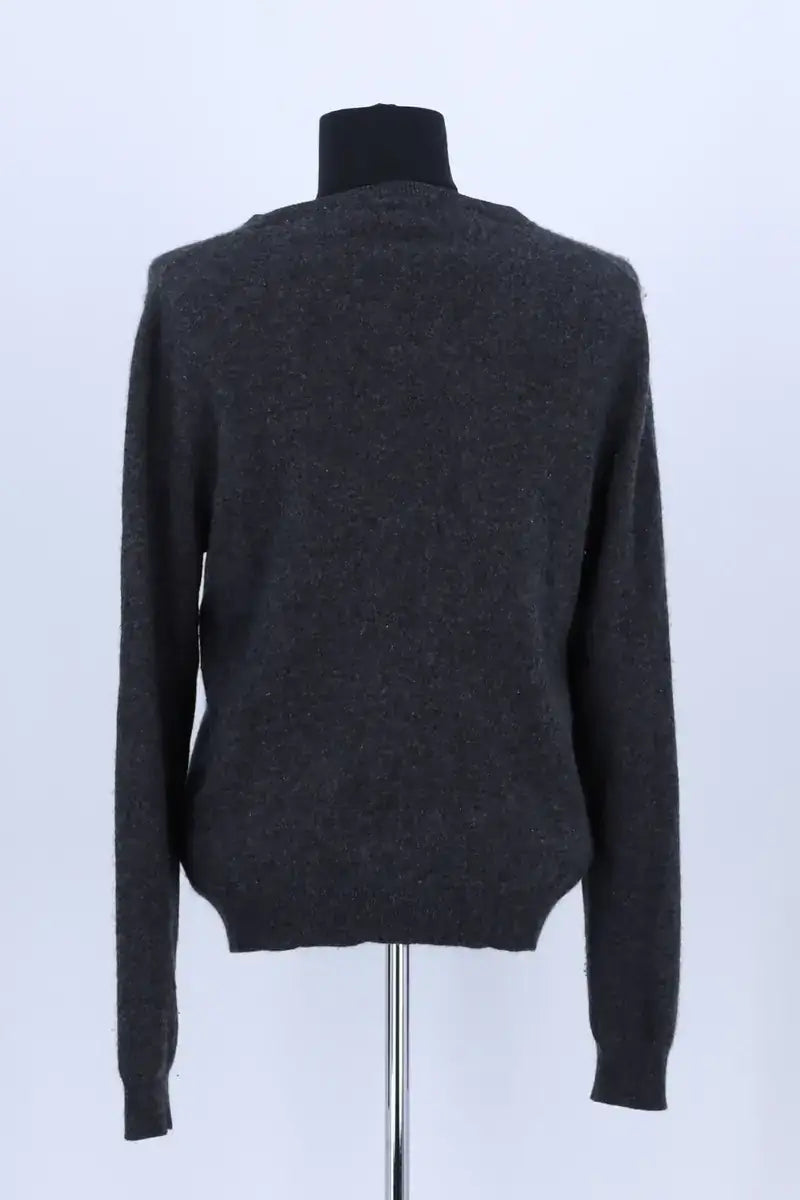 Cardigan Eric Bompard Anthracite en Cachemire