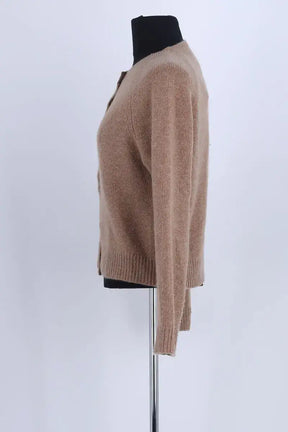 Cardigan Eric Bompard Caramel en Cachemire