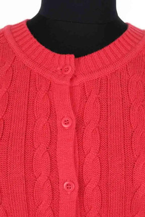 Cardigan Eric Bompard Rouge en Coton
