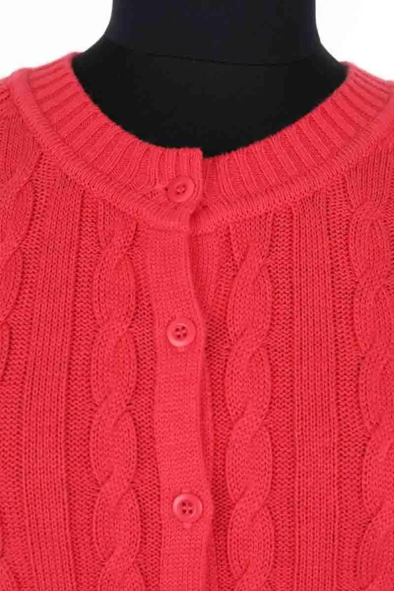 Cardigan Eric Bompard Rouge en Coton