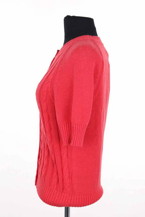 Cardigan Eric Bompard Rouge en Coton