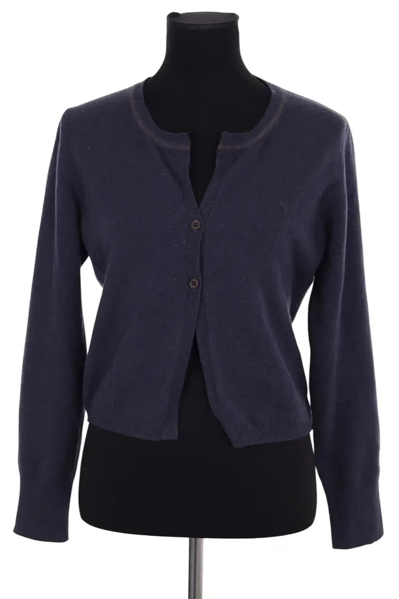 Cardigan Fabiana Filippi Bleu en Laine, taille L - Seconde Main