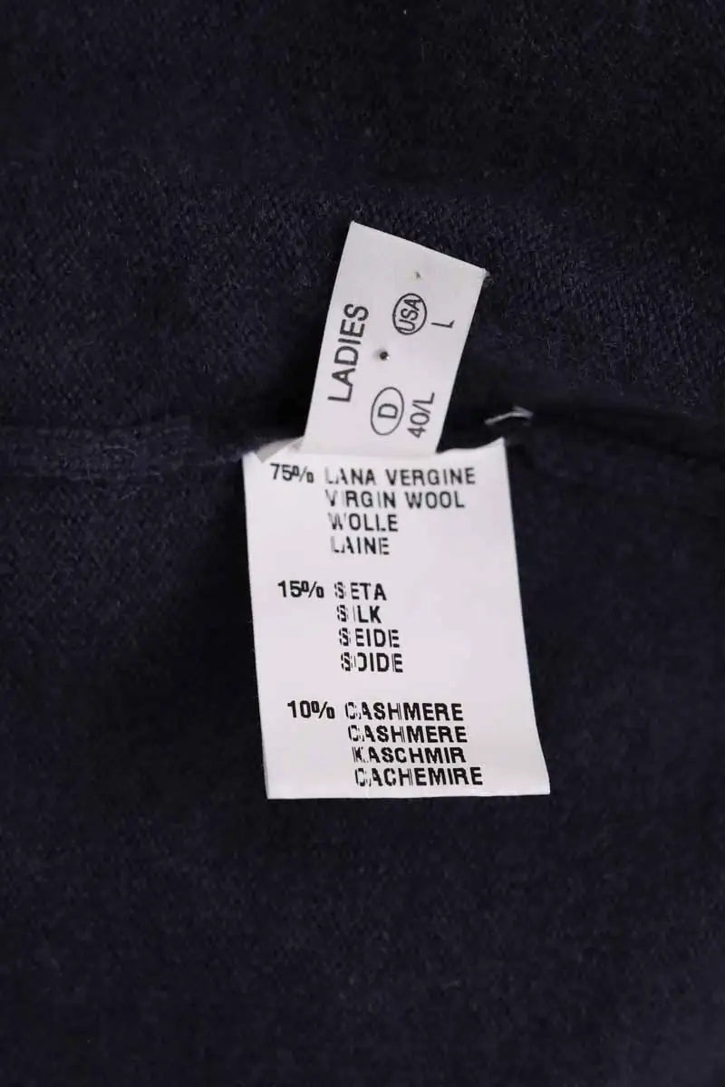 Cardigan Fabiana Filippi Bleu en Laine