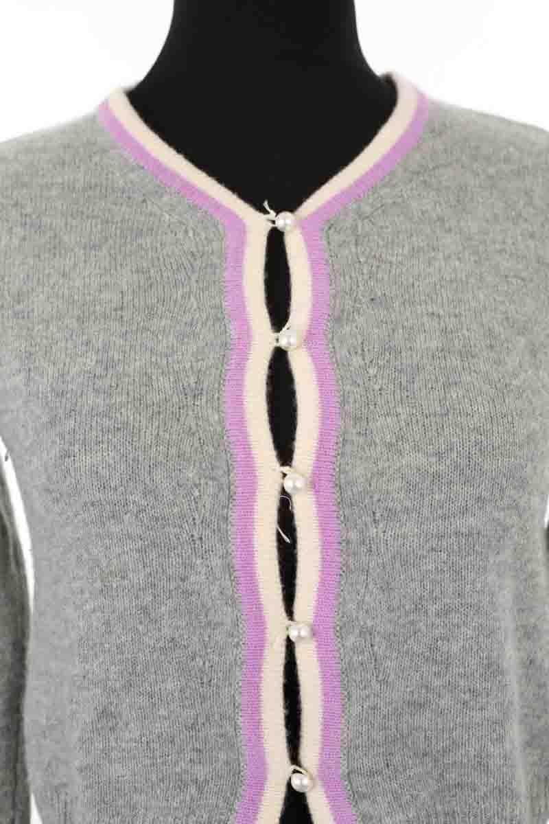Cardigan From Future Gris en Cachemire