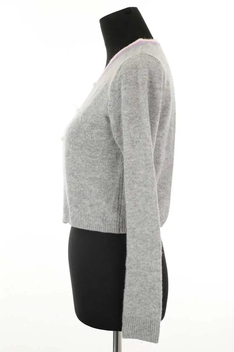 Cardigan From Future Gris en Cachemire