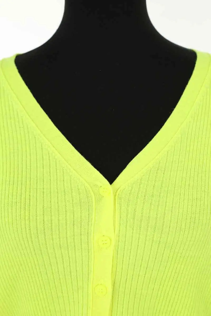 Cardigan From Future Jaune en Laine
