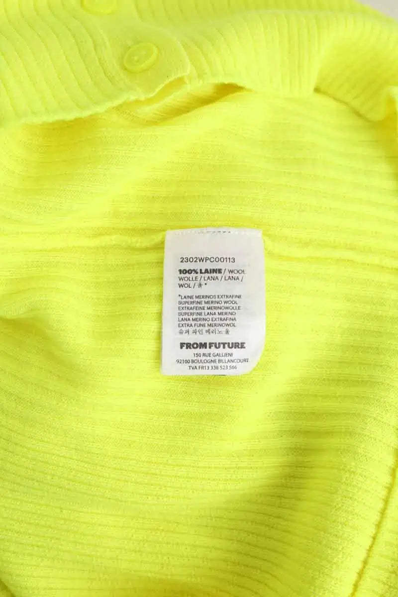 Cardigan From Future Jaune en Laine