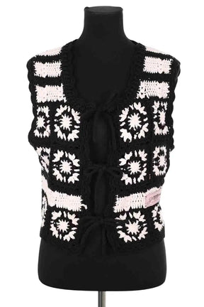 Cardigan Ganni Rose en Coton, taille M - Seconde Main