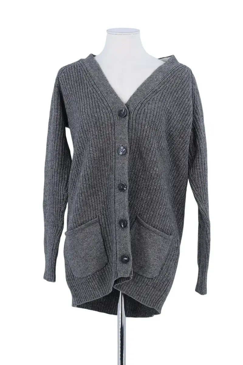 Cardigan Gerard Darel Gris en Laine, taille L - Seconde Main
