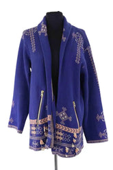 Cardigan Heimstone Bleu en Coton, taille S - Seconde Main