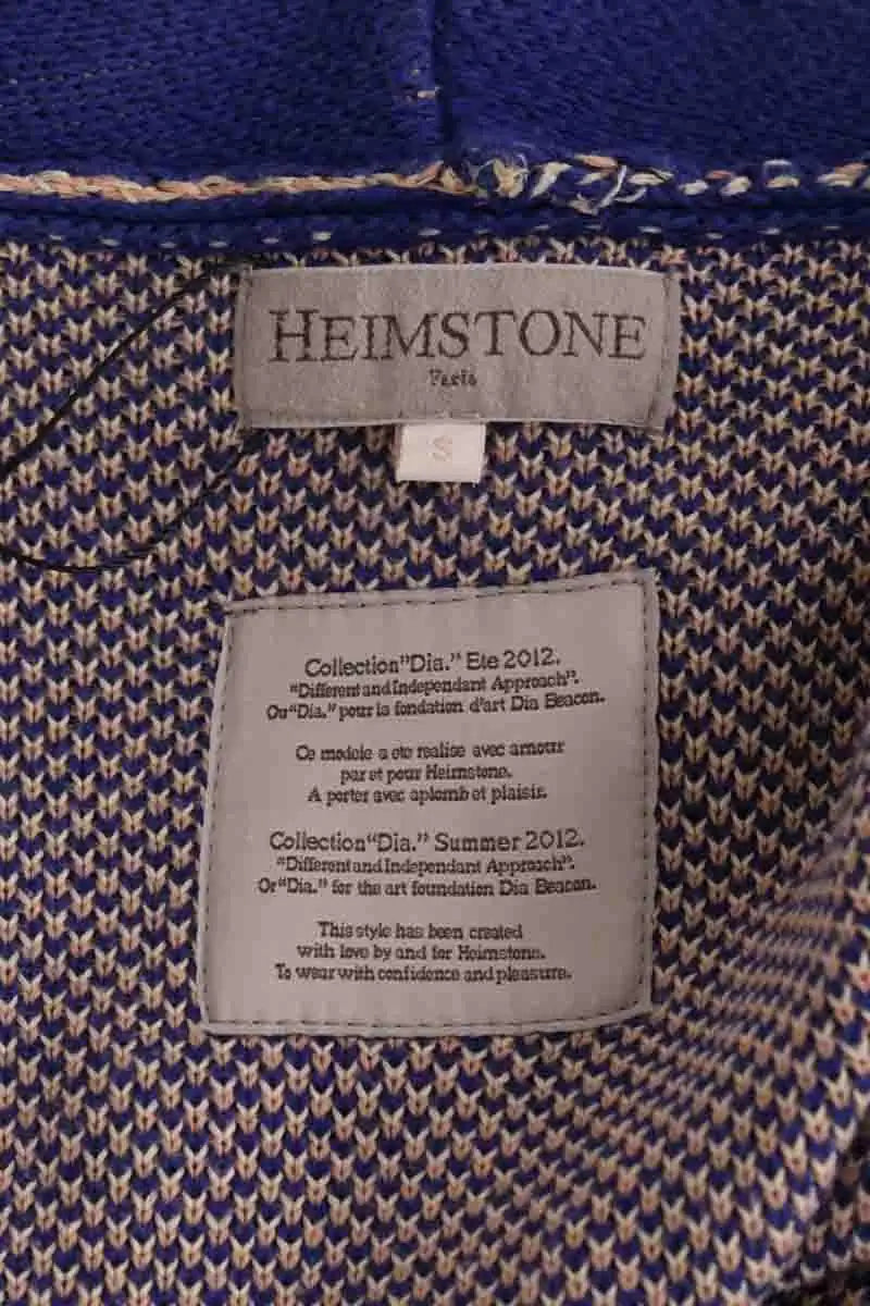 Cardigan Heimstone Bleu en Coton