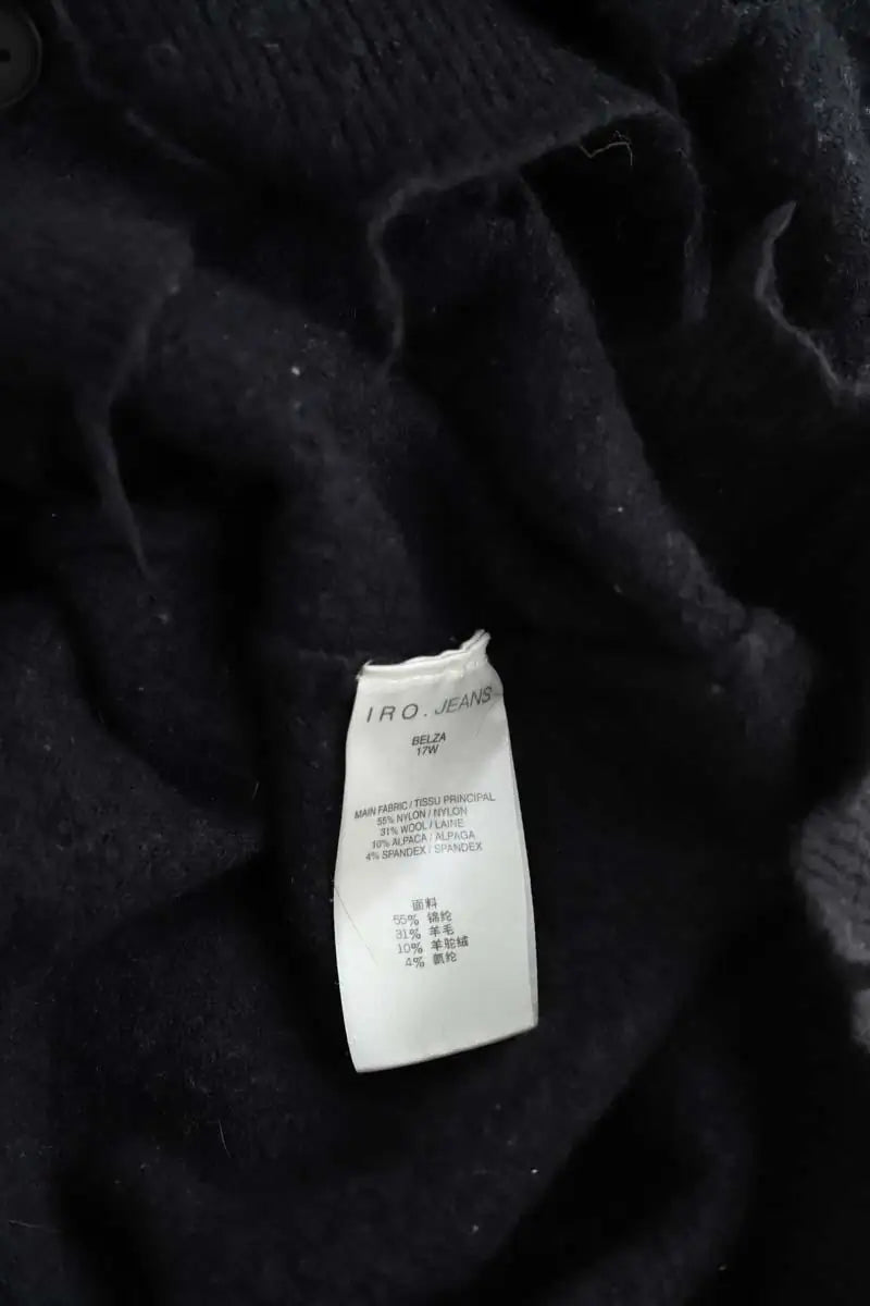 Cardigan Iro Noir en Synthétique