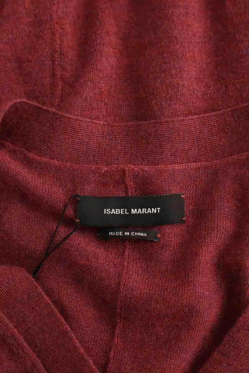 Cardigan Isabel Marant Bordeaux en Cachemire