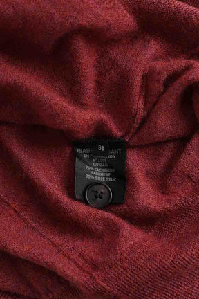 Cardigan Isabel Marant Bordeaux en Cachemire