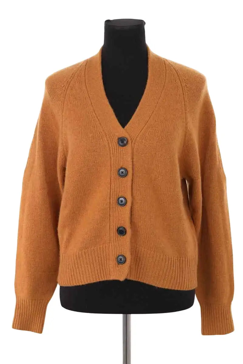 Cardigan Isabel Marant Camel en Cachemire, taille M - Seconde Main