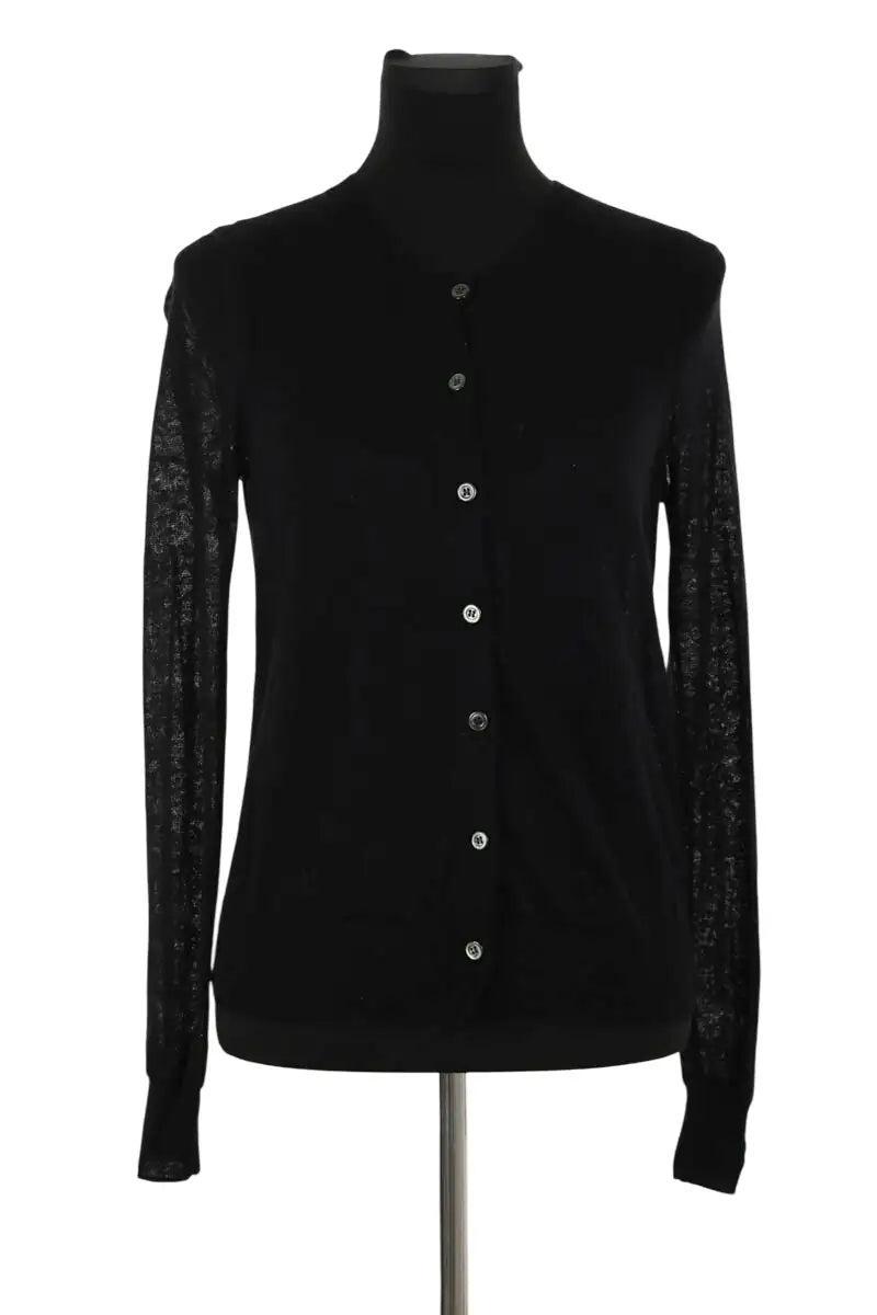 Cardigan Isabel Marant Étoile Noir en Polyamide, taille M - Seconde Main
