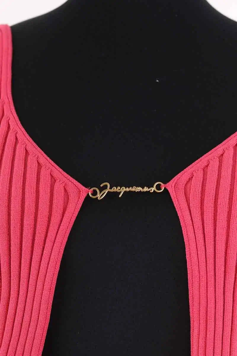 Cardigan Jacquemus La maille Pralu Rose en Laine