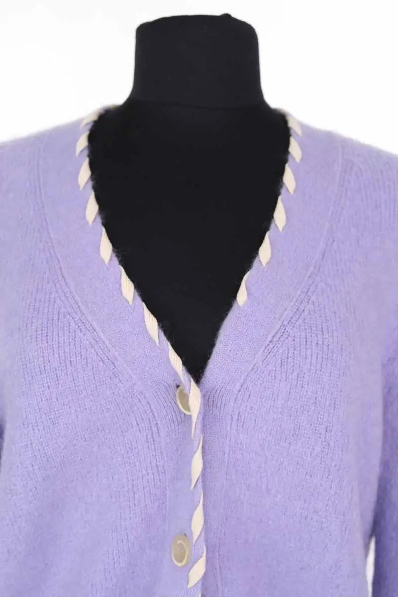 Cardigan Jacquemus Violet en Laine