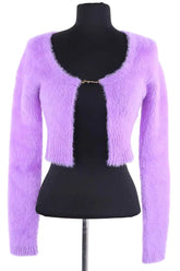 Cardigan Jacquemus Violet en Synthétique, taille S - Seconde Main
