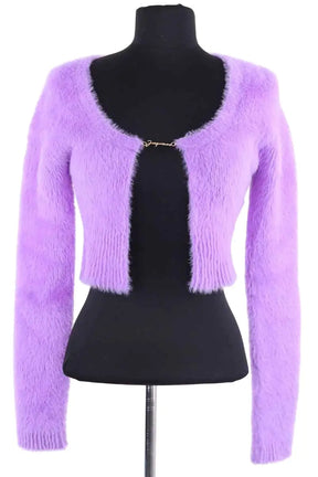 Cardigan Jacquemus Violet en Synthétique, taille S - Seconde Main