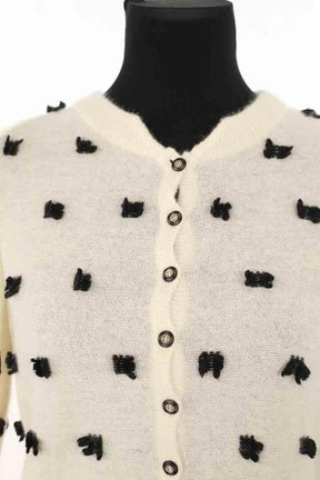 Cardigan John Galliano Beige en Laine