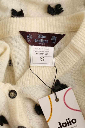 Cardigan John Galliano Beige en Laine