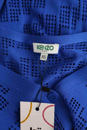 Cardigan Kenzo Bleu en Synthétique