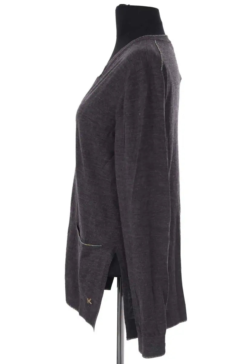 Cardigan Kenzo Gris en Laine