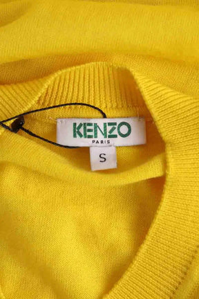 Cardigan Kenzo Jaune en Laine