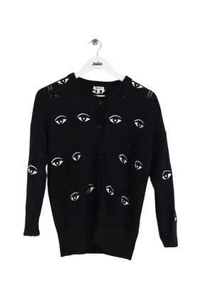 Cardigan Kenzo Noir en Laine, taille S - Seconde Main