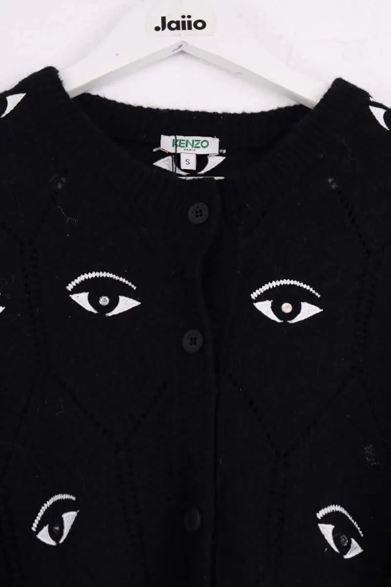 Cardigan Kenzo Noir en Laine