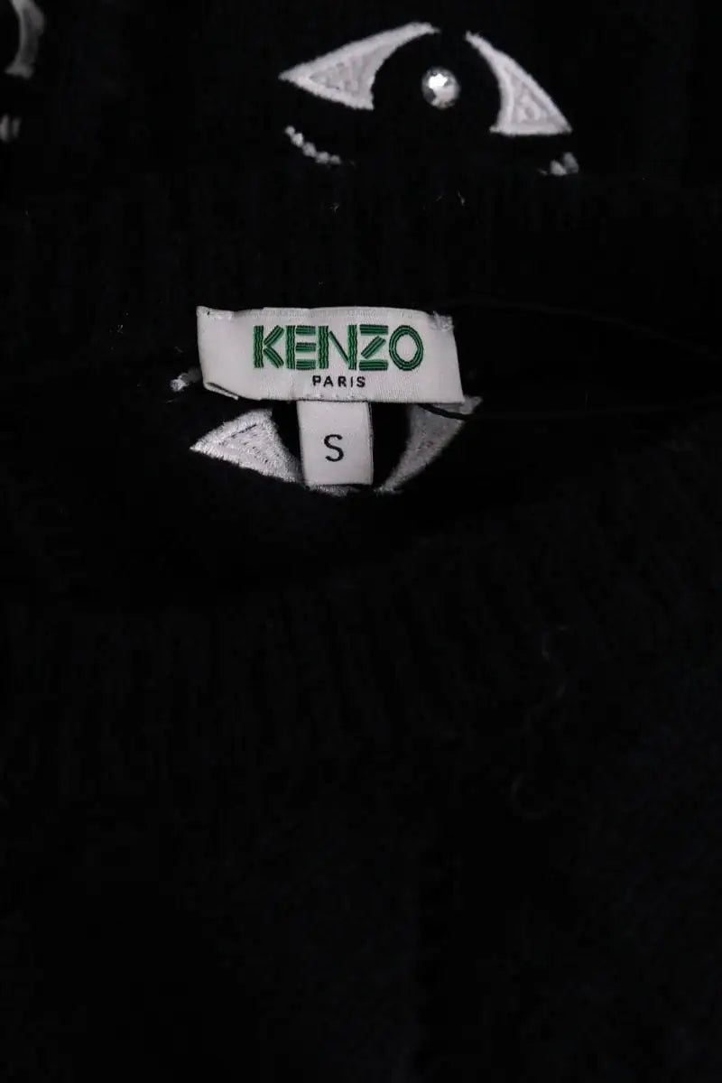Cardigan Kenzo Noir en Laine