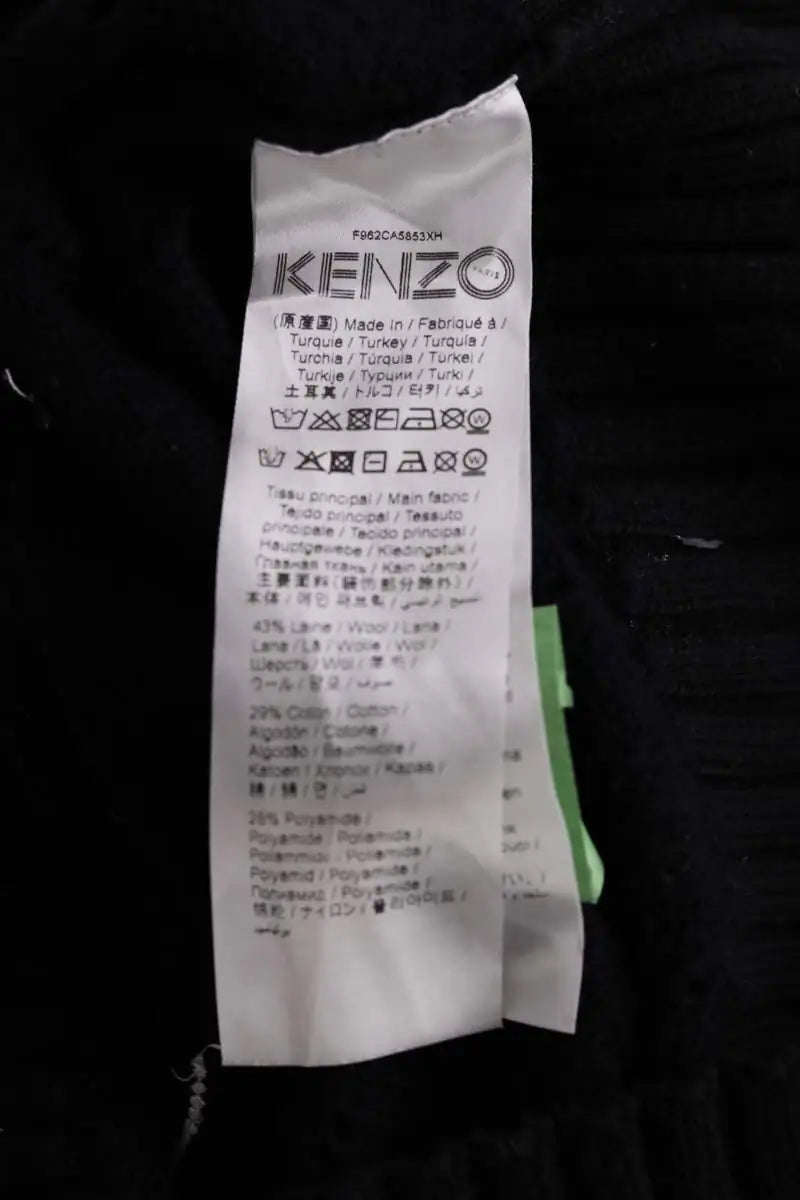 Cardigan Kenzo Noir en Laine