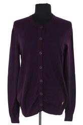 Cardigan Kenzo Violet en Laine, taille M - Seconde Main