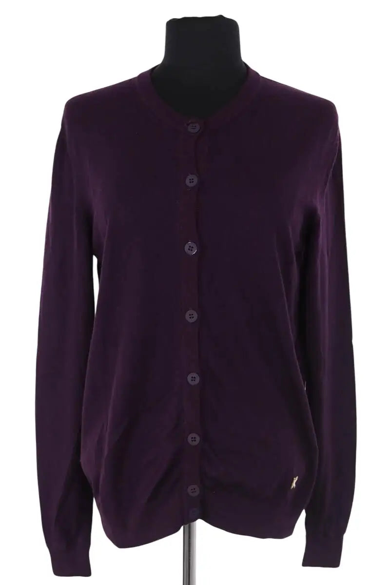 Cardigan Kenzo Violet en Laine, taille M - Seconde Main