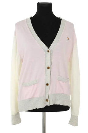 Cardigan Kitsuné Rose en Laine, taille L - Seconde Main