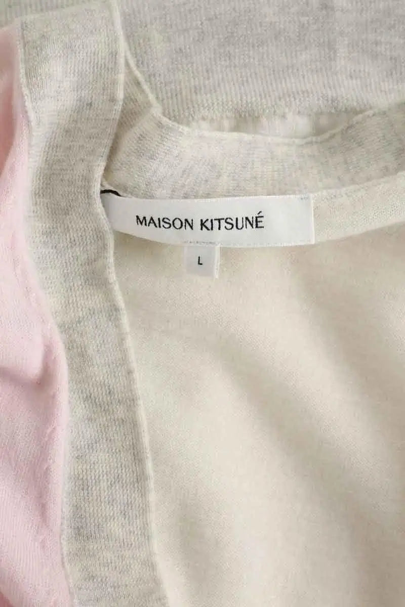 Cardigan Kitsuné Rose en Laine