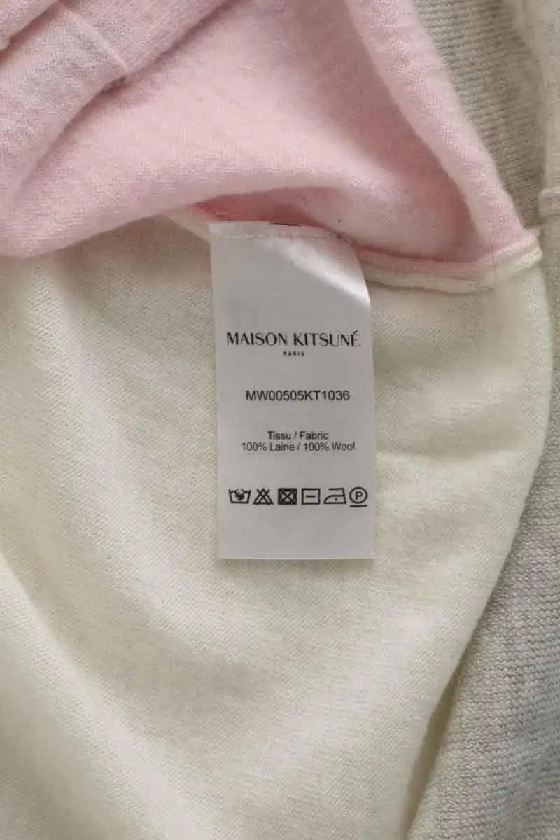 Cardigan Kitsuné Rose en Laine