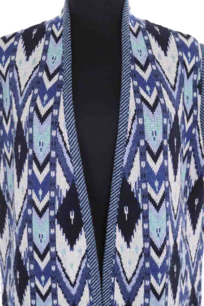 Cardigan Kujten Bleu en Cachemire