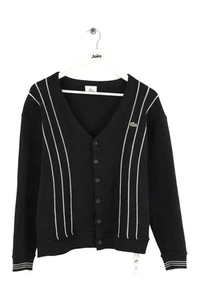 Cardigan Lacoste Noir en Laine, taille L - Seconde Main