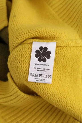 Cardigan Ladl Jaune en Laine