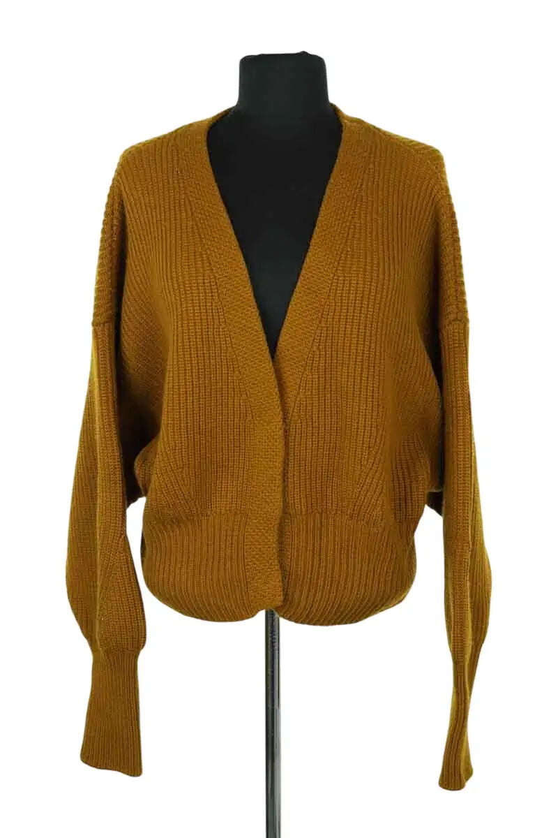 Cardigan Laurence Bras Marron en Laine, taille M - Seconde Main