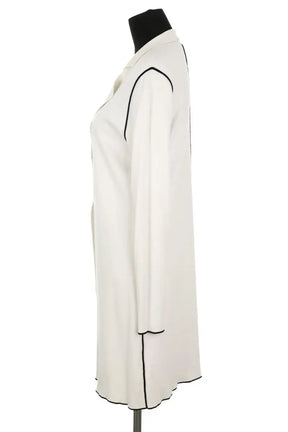 Cardigan long Marella Blanc en Synthétique