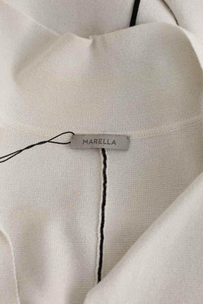 Cardigan long Marella Blanc en Synthétique