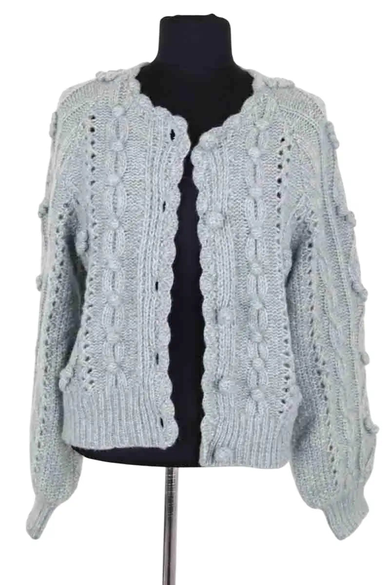 Cardigan Louise Misha Blanc en Laine, taille S - Seconde Main